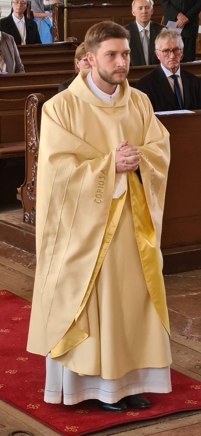 Neupriester Pater Anton Wölfl (© P. Fritz Vystrcil)